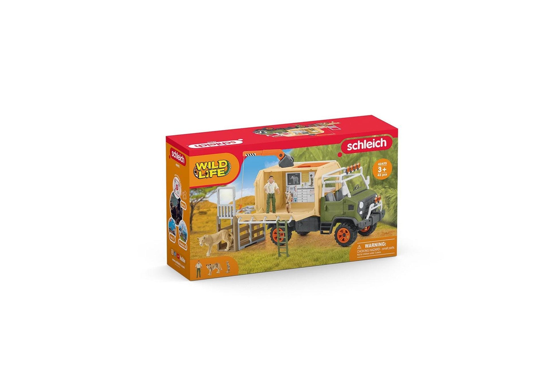 Schleich 42475 Wild Life: Großer Truck Tierrettung - plegobil