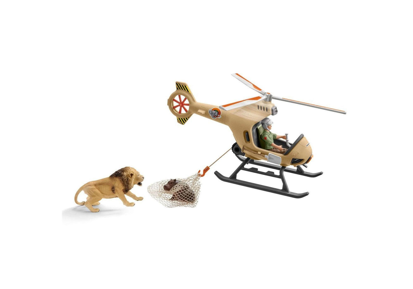 Schleich 42476 Wild Life: Helikopter Tierrettung - plegobil