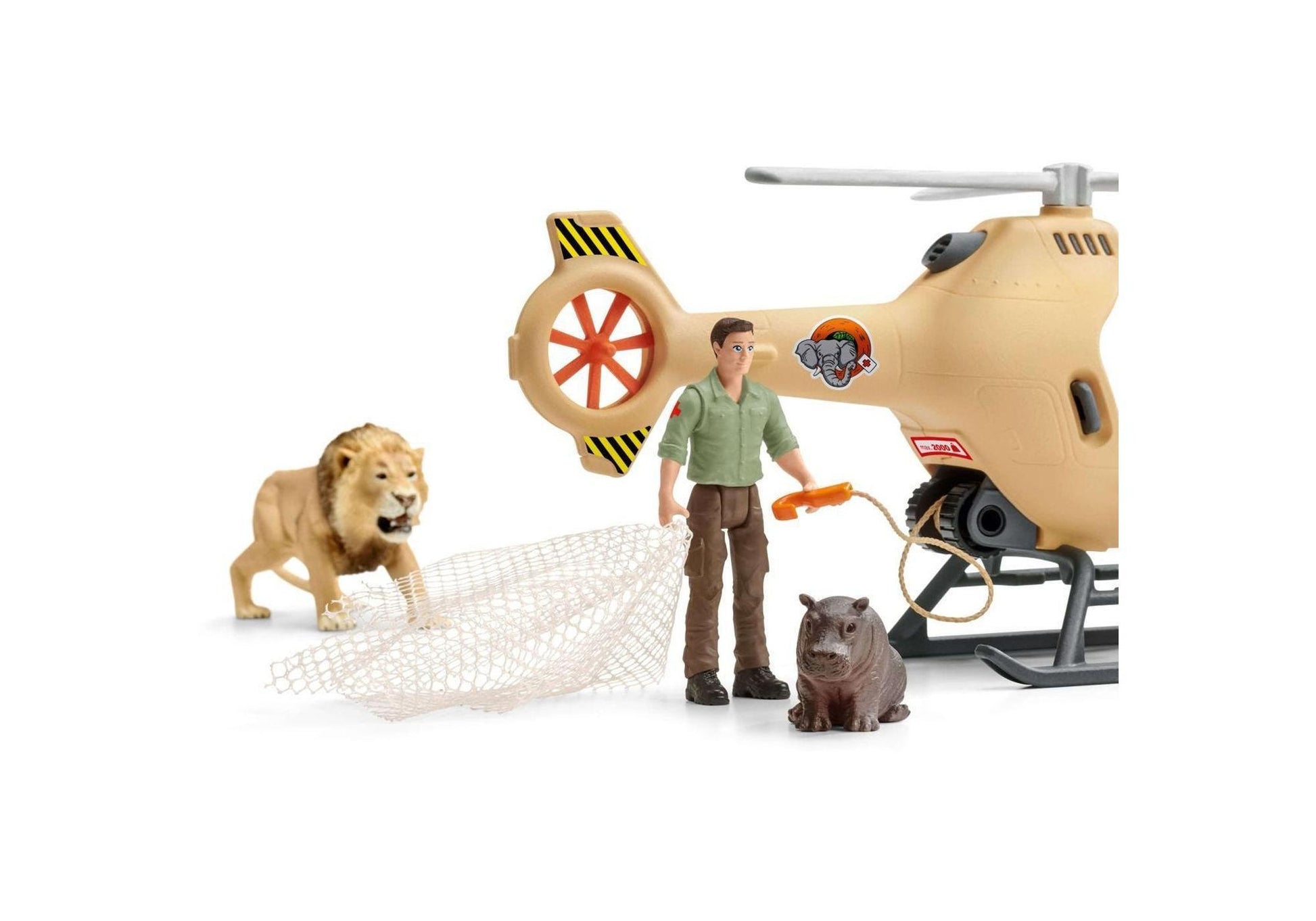 Schleich 42476 Wild Life: Helikopter Tierrettung - plegobil