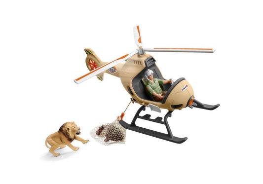 Schleich 42476 Wild Life: Helikopter Tierrettung - plegobil