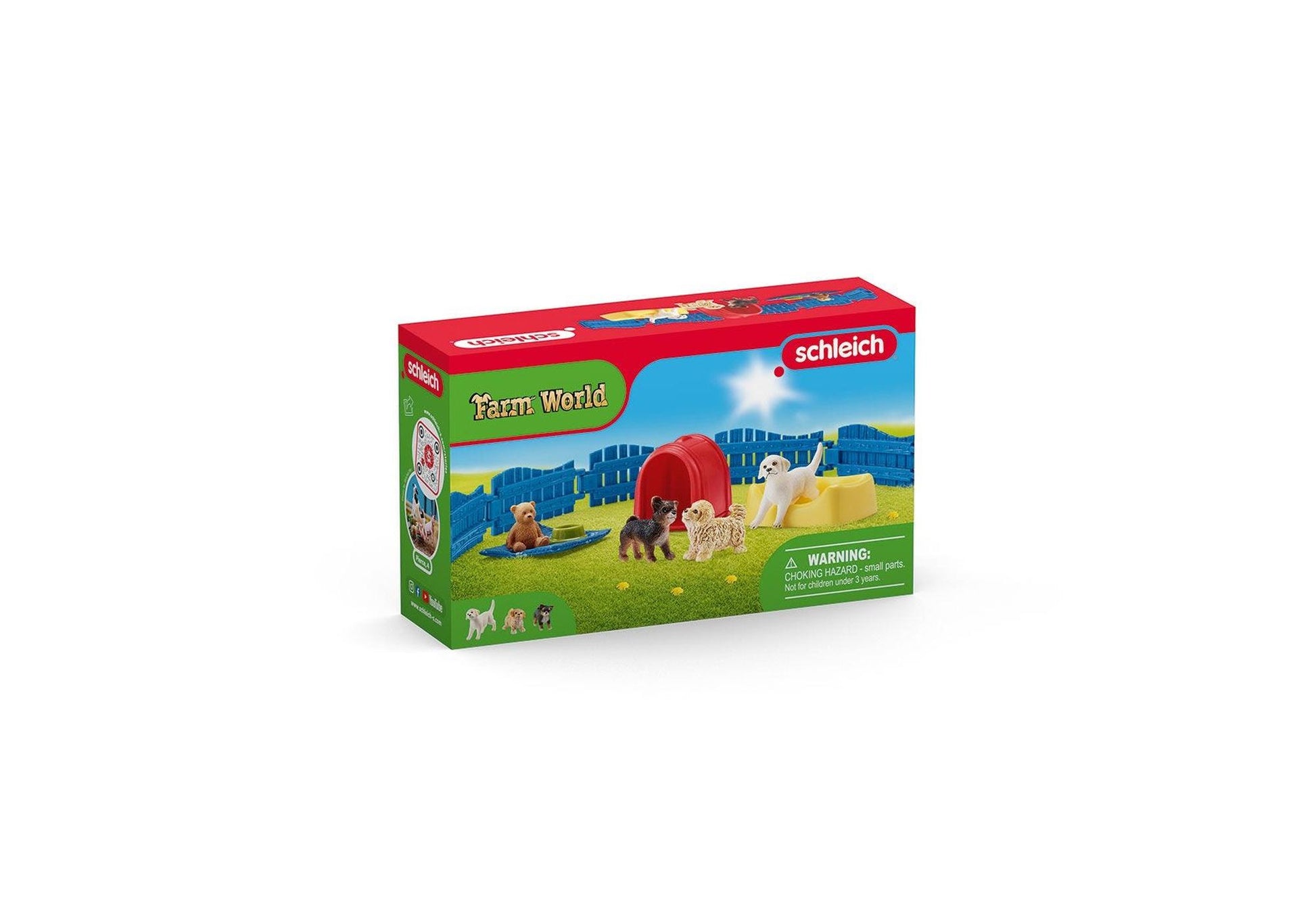 Schleich 42480 Farm World: Welpenstube - plegobil
