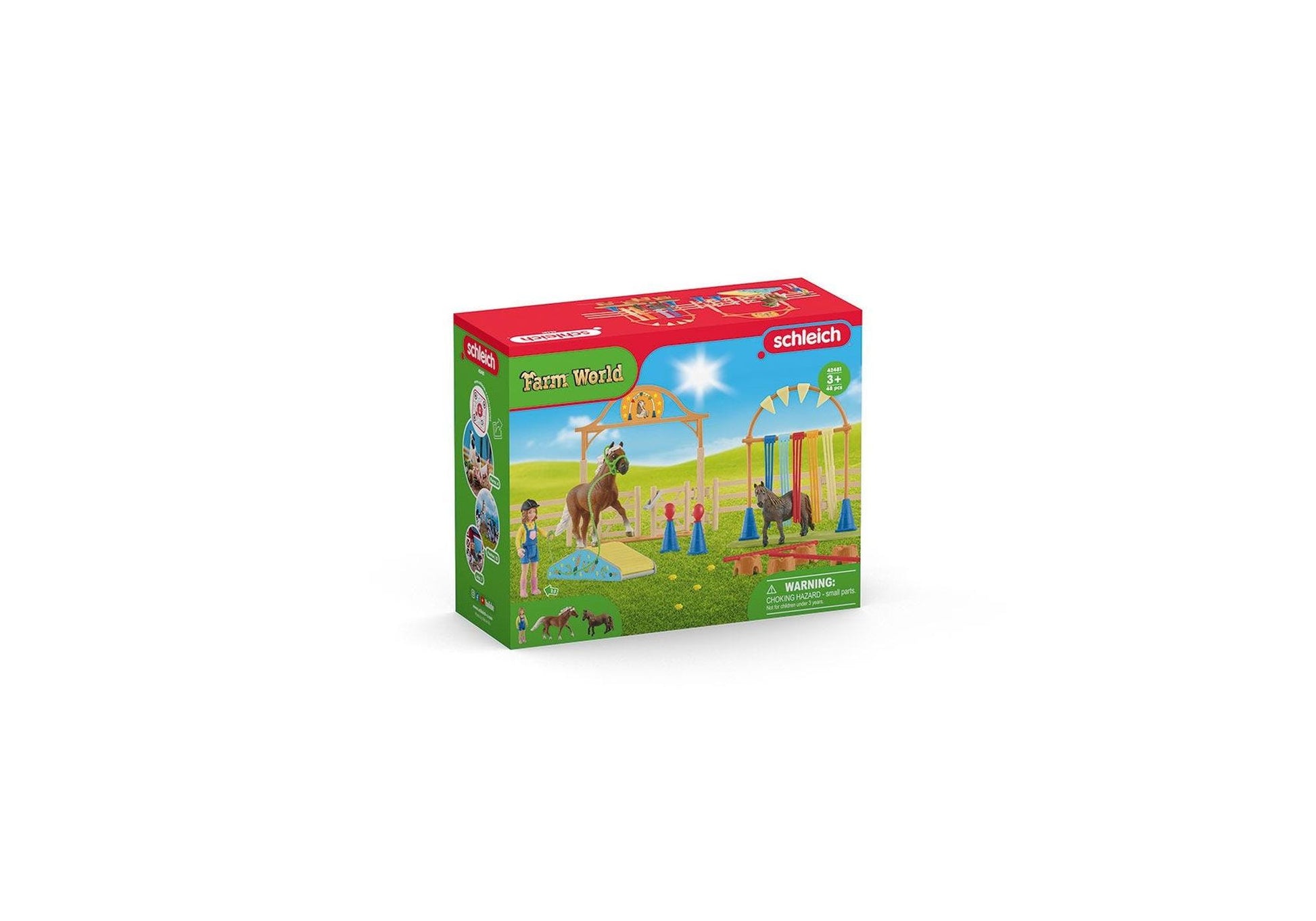 Schleich 42481 Farm World: Pony Agility Training - plegobil