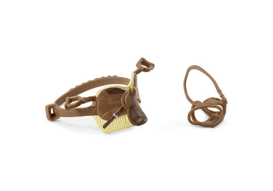 Schleich 42492 Horse Club: Sattel & Zaumzeug für Sarah & Mystery - plegobil