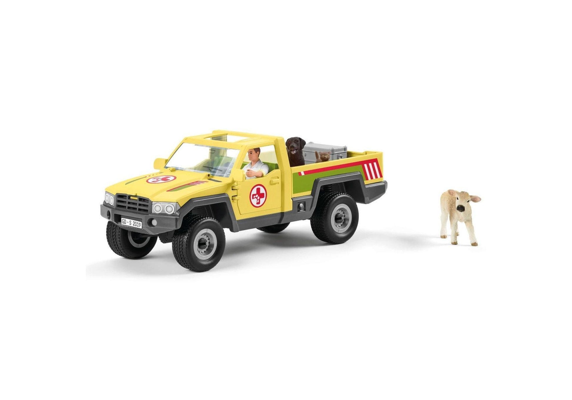 Schleich 42503 Farm World: Tierarztbesuch auf dem Bauernhof - plegobil
