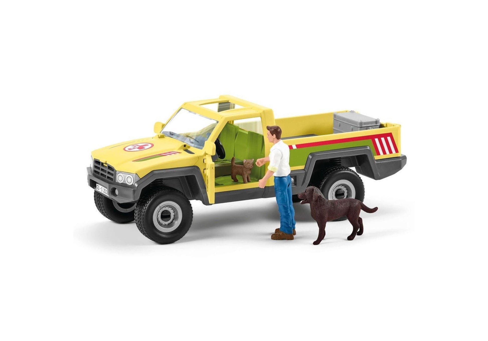 Schleich 42503 Farm World: Tierarztbesuch auf dem Bauernhof - plegobil