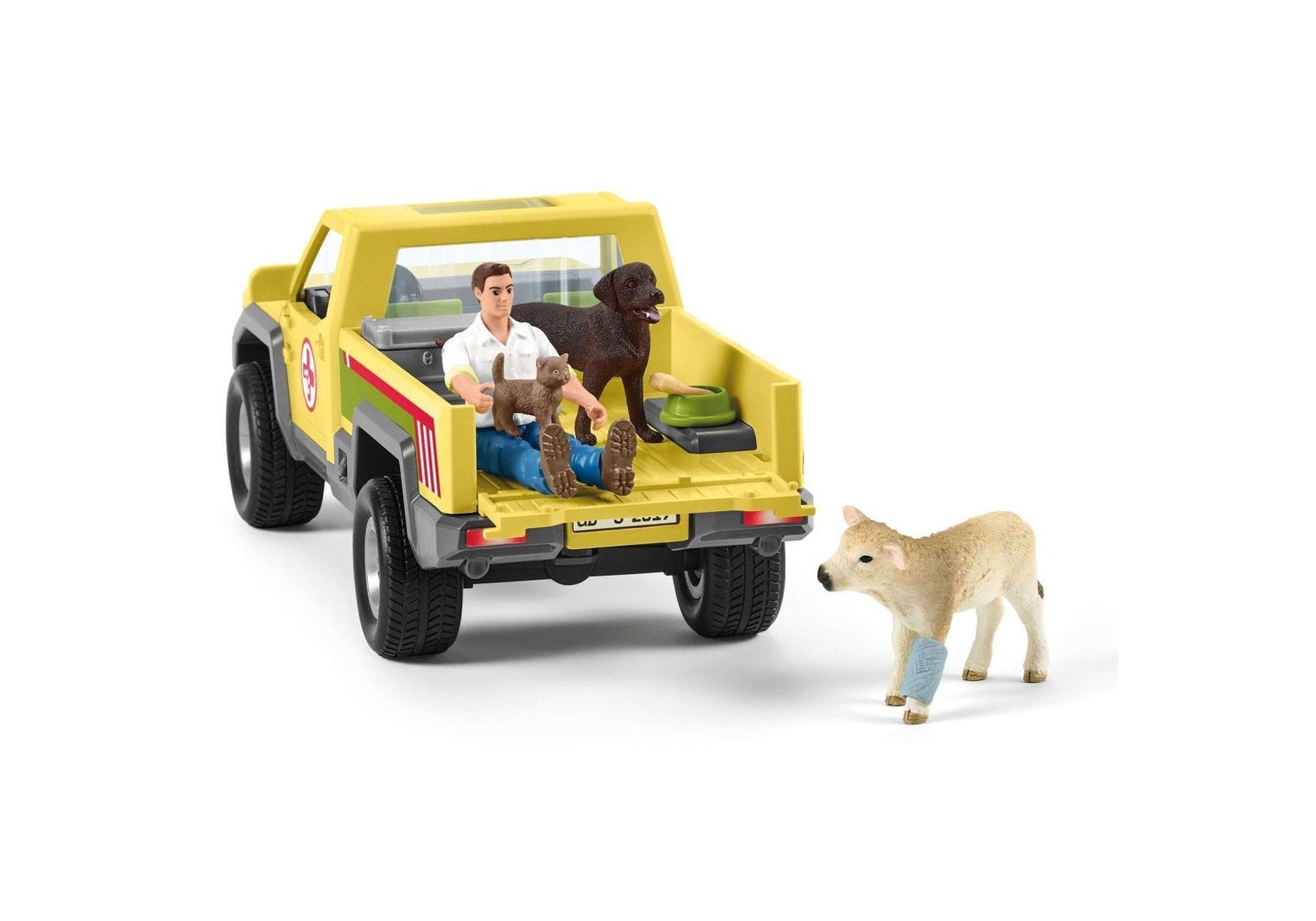 Schleich 42503 Farm World: Tierarztbesuch auf dem Bauernhof - plegobil