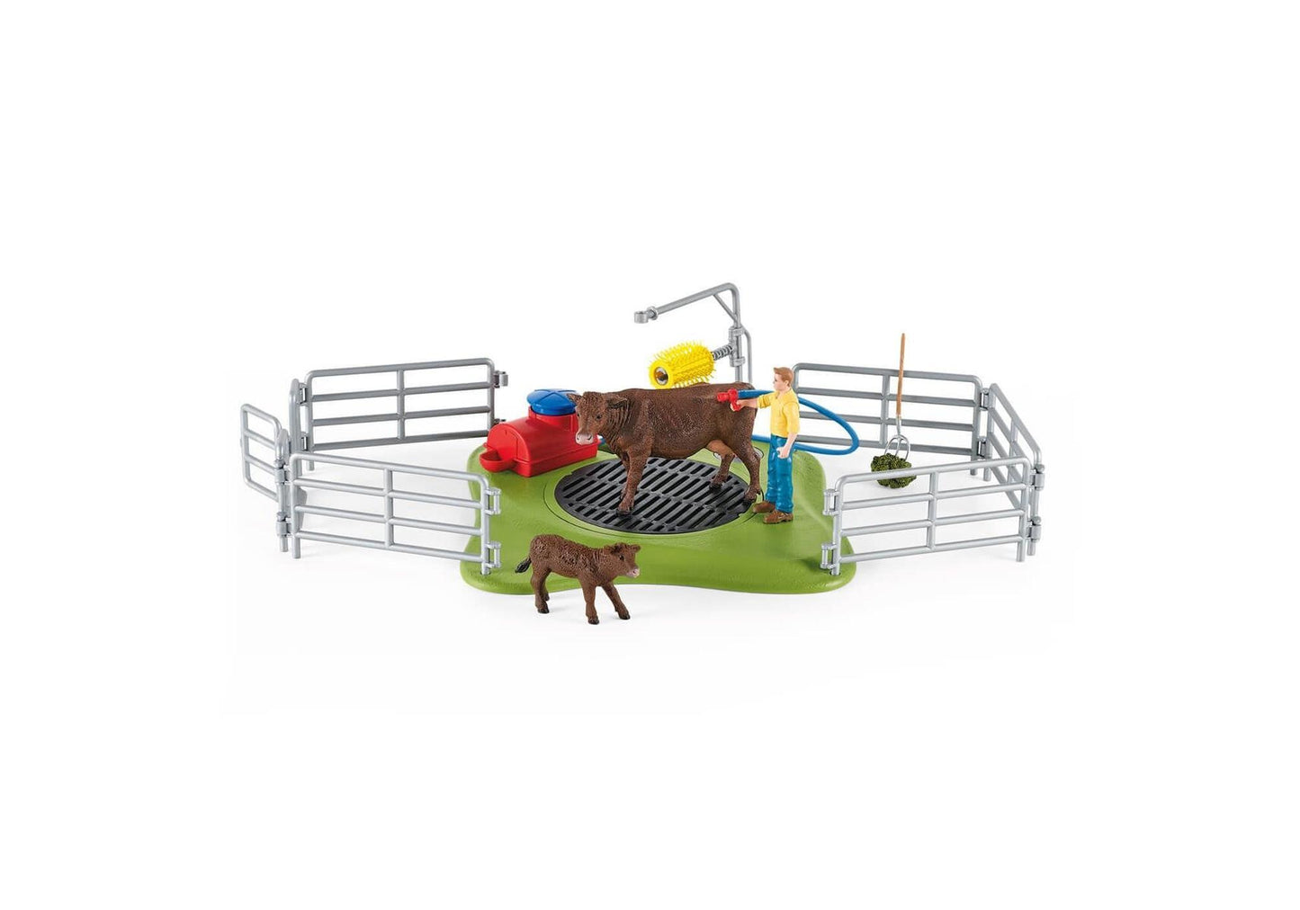 Schleich 42529 Farm World: Kuh Waschstation - plegobil