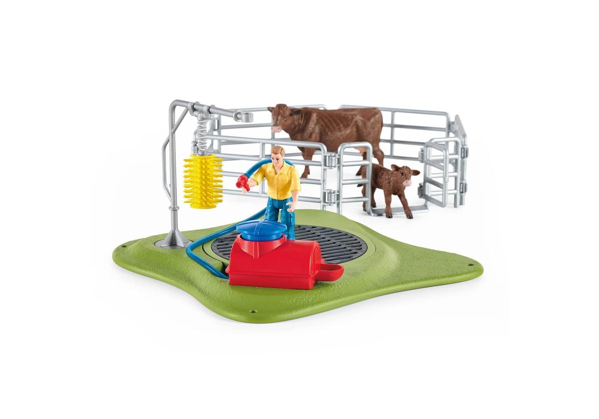 Schleich 42529 Farm World: Kuh Waschstation - plegobil