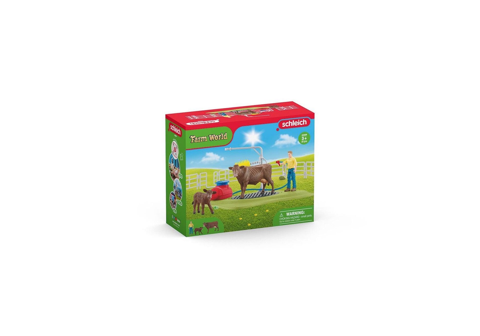 Schleich 42529 Farm World: Kuh Waschstation - plegobil