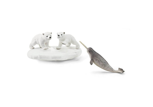 Schleich 42531 Wild Life: Eisbären-Rutschpartie - plegobil