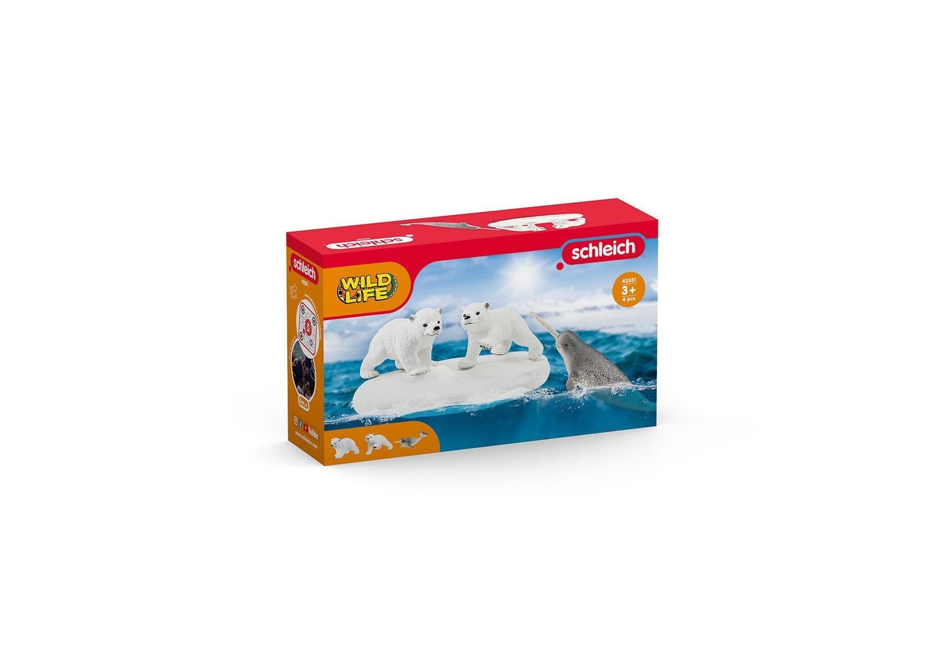 Schleich 42531 Wild Life: Eisbären-Rutschpartie - plegobil