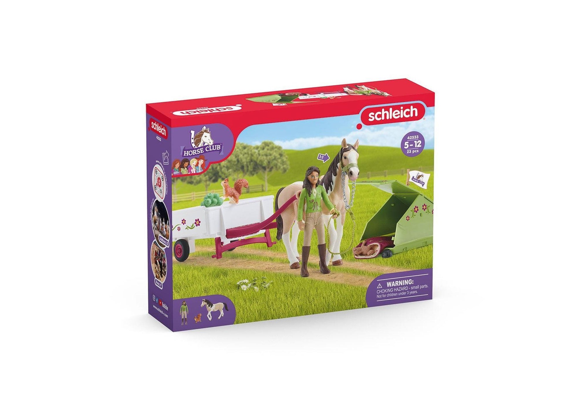 Schleich 42533 Horse Club: Sarahs Campingausflug - plegobil