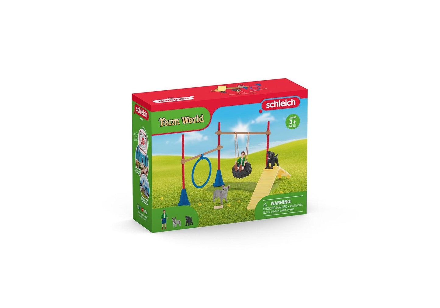 Schleich 42536 Farm World: Spielspaß für Hunde - plegobil