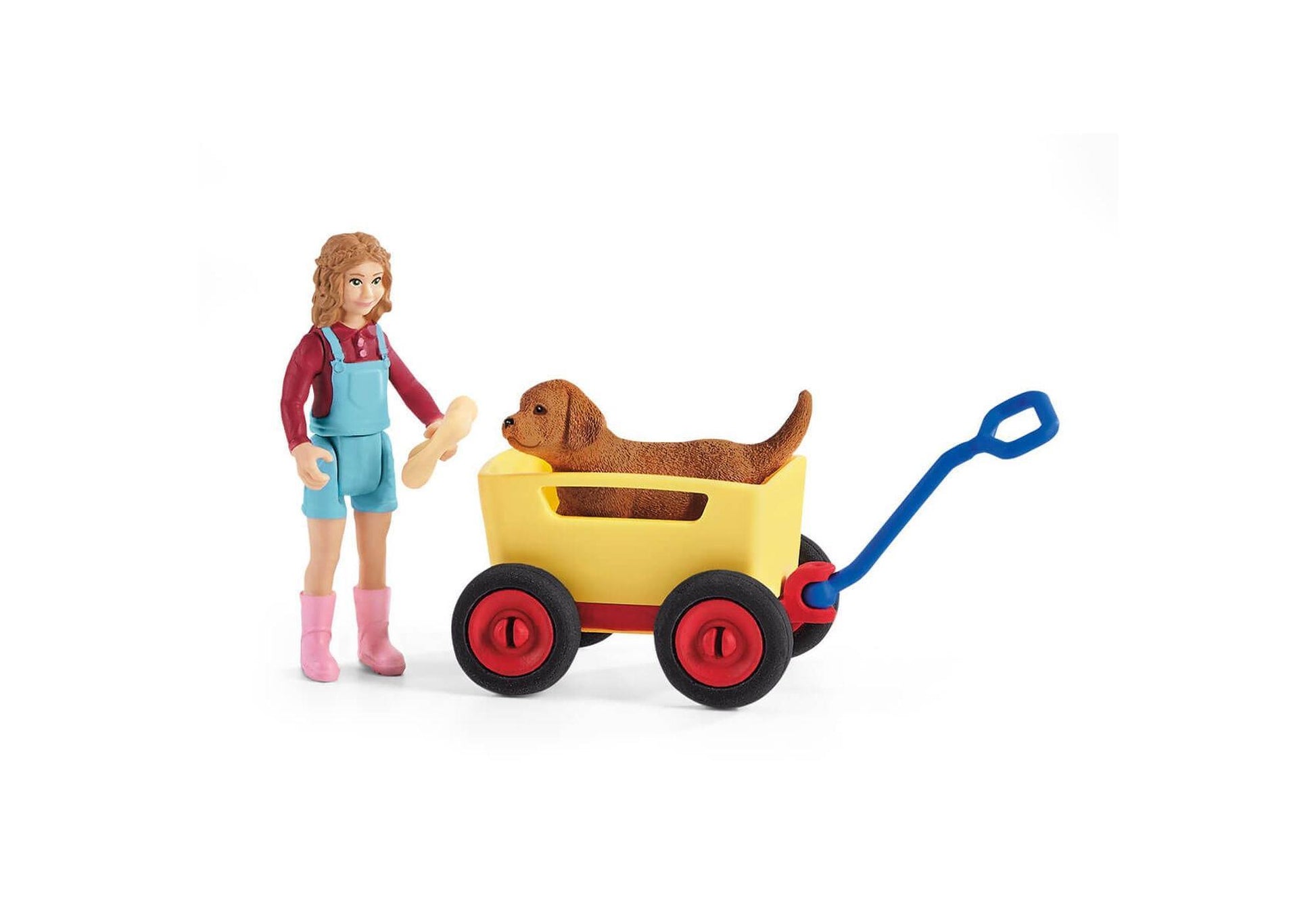 Schleich 42543 Farm World: Bollerwagen-Ausflug - plegobil