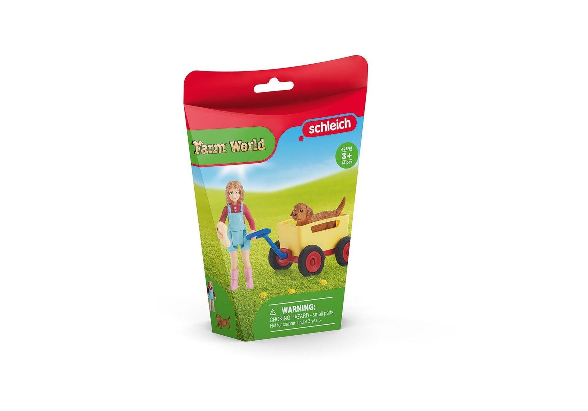 Schleich 42543 Farm World: Bollerwagen-Ausflug - plegobil