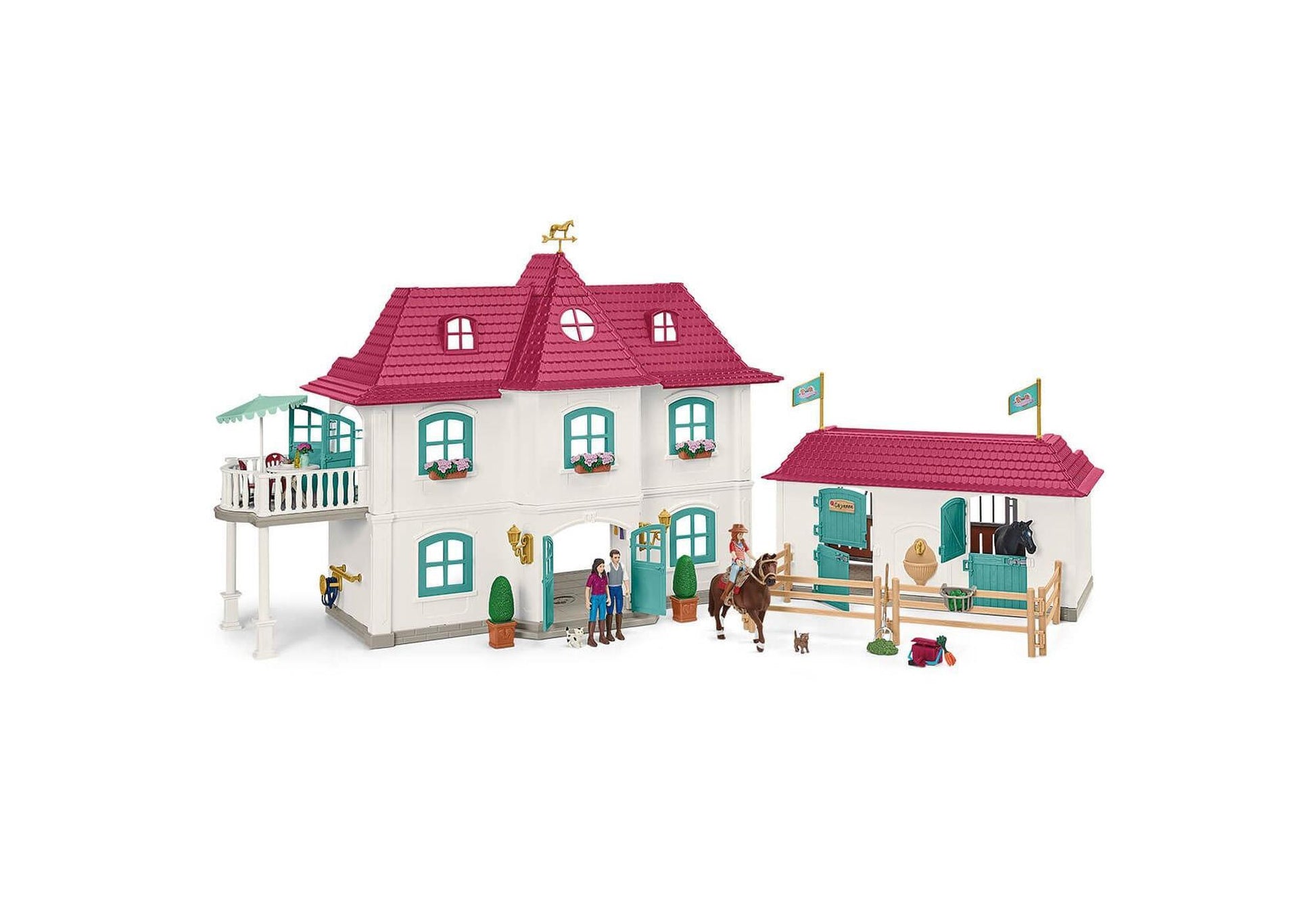 Schleich 42551 Horse Club: Lakeside Pferdehof - plegobil