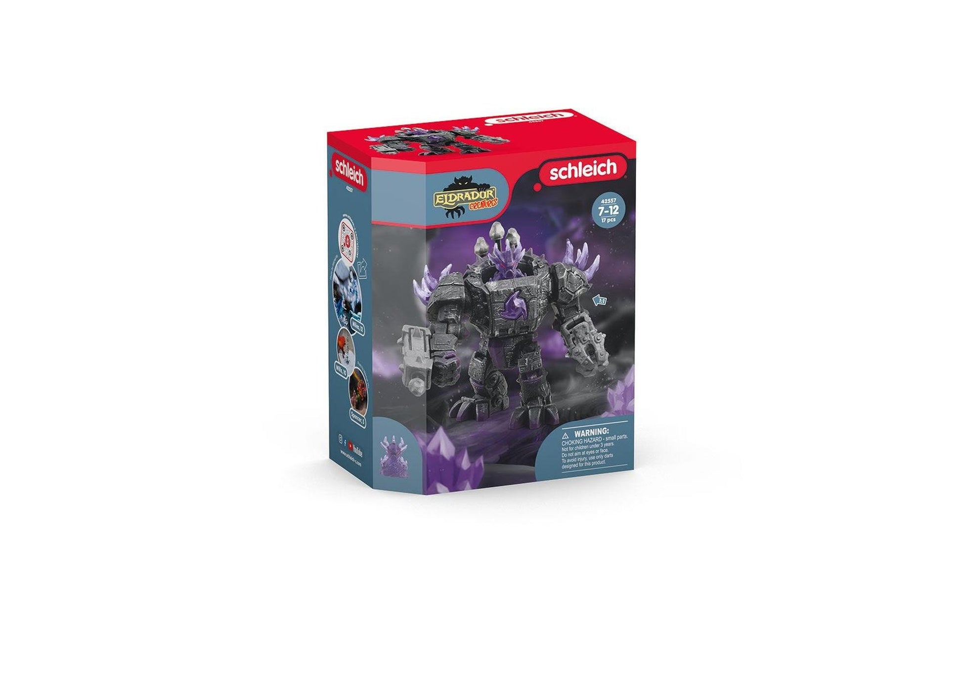 Schleich 42557 Eldrador Creatures: Schatten Master-Roboter mit Mini Creature - plegobil