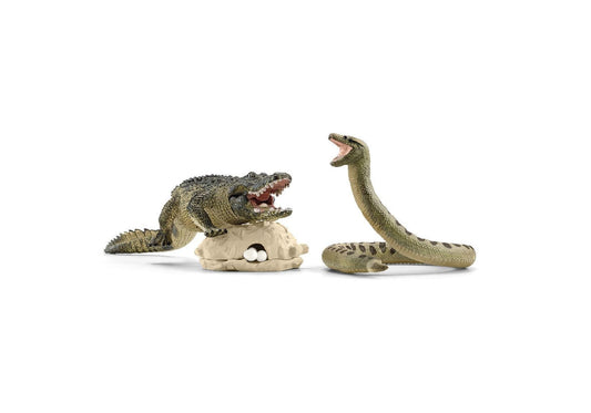 Schleich 42559 Wild Life: Gefahr im Sumpf - plegobil