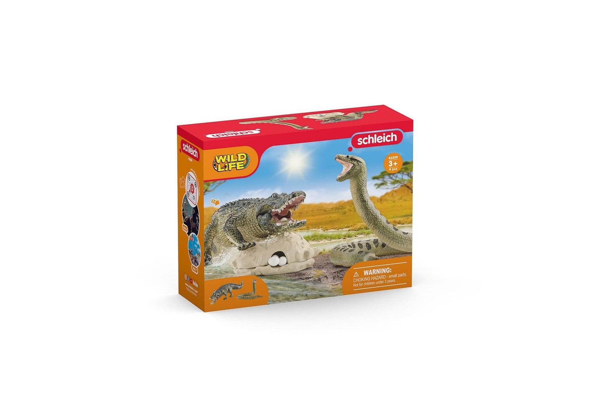 Schleich 42559 Wild Life: Gefahr im Sumpf - plegobil