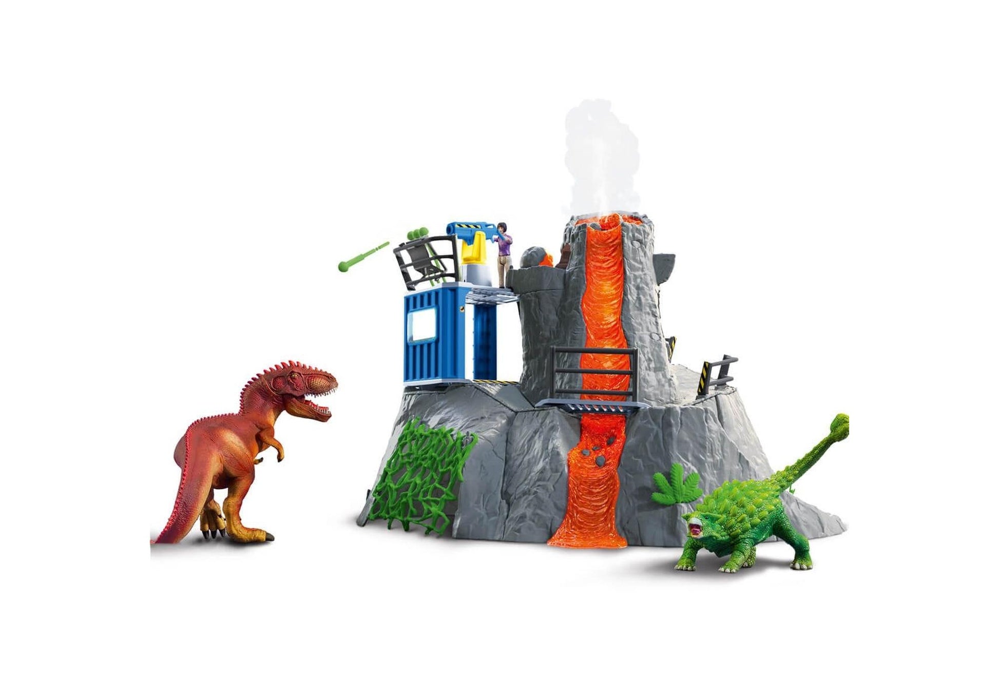 Schleich 42564 Dinosaurs: Große Vulkan Expedition - plegobil