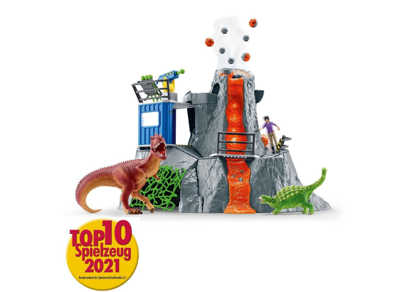 Schleich 42564 Dinosaurs: Große Vulkan Expedition - plegobil