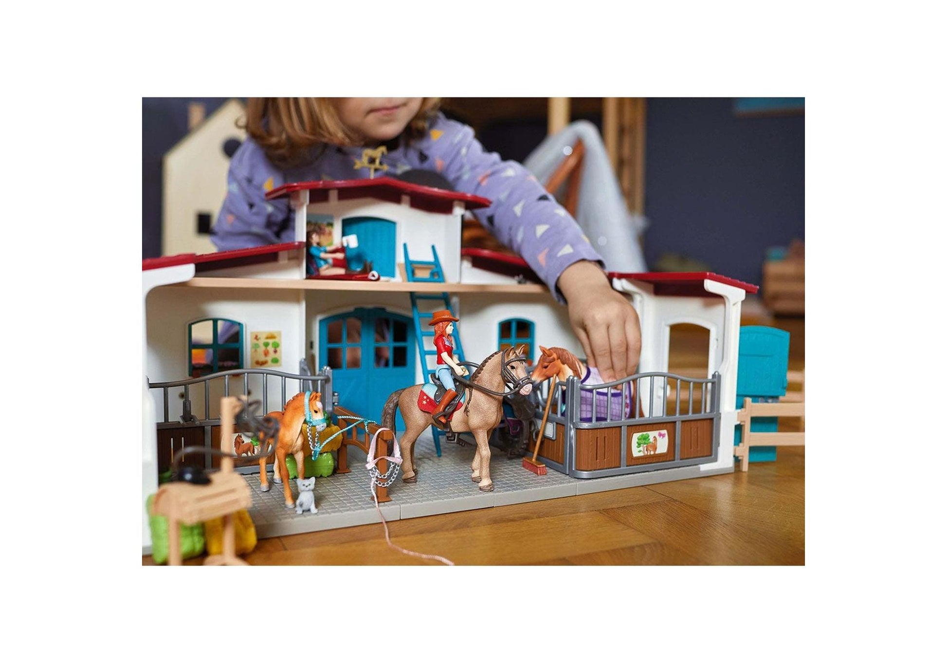 Schleich 42567 Horse Club: Reiterhof - plegobil