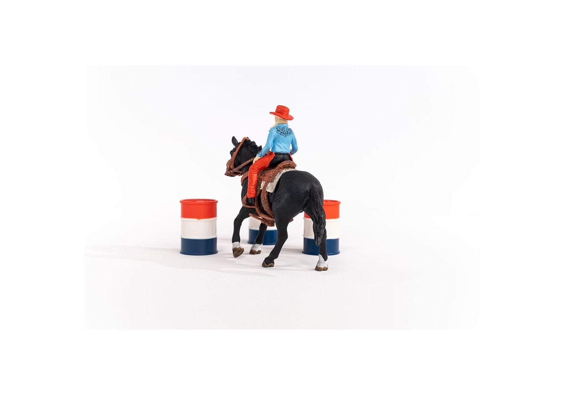 Schleich 42576 Farm World: Barrel Racing mit Cowgirl - plegobil