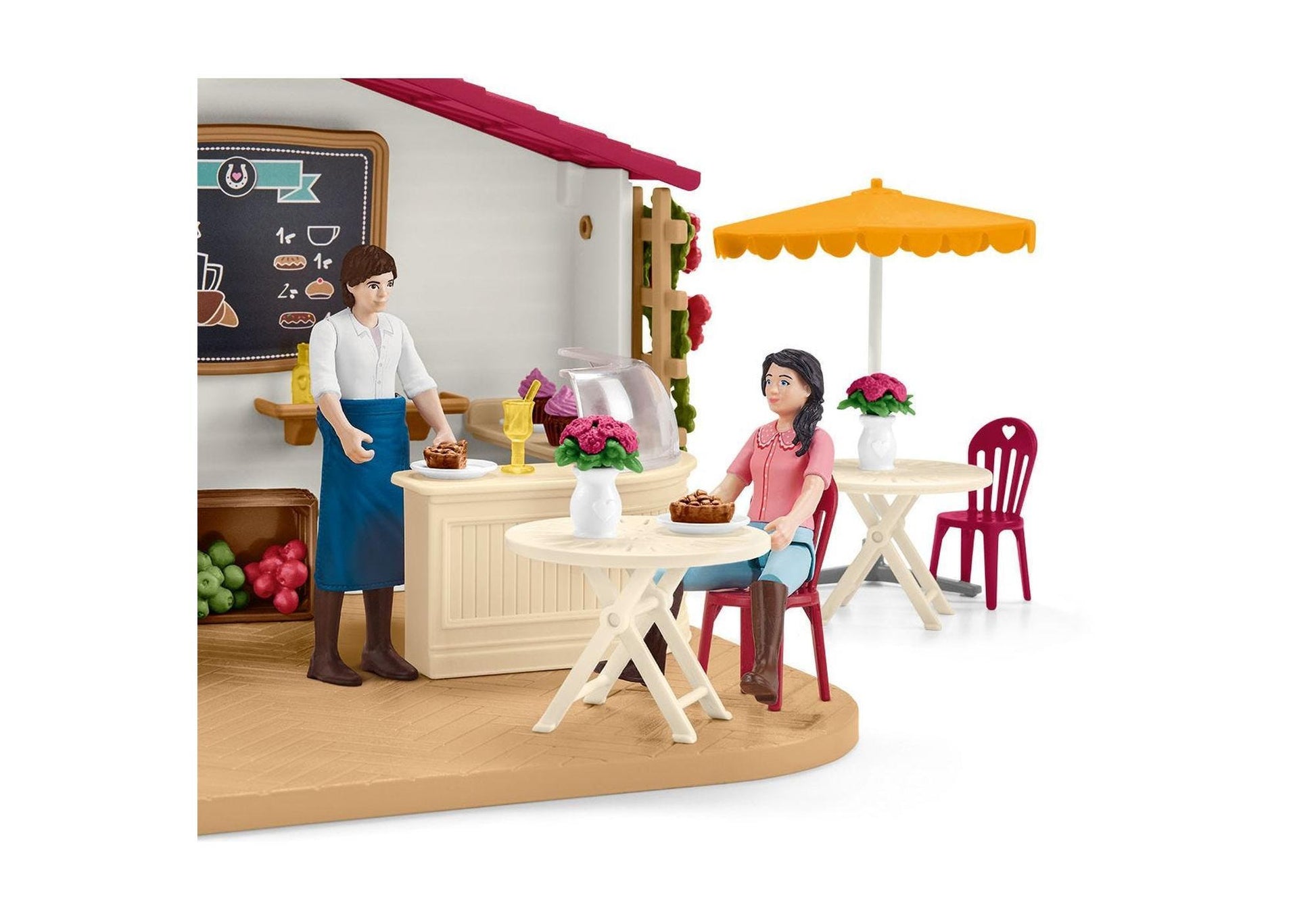 Schleich 42592 Horse Club: Reiter-Café - plegobil