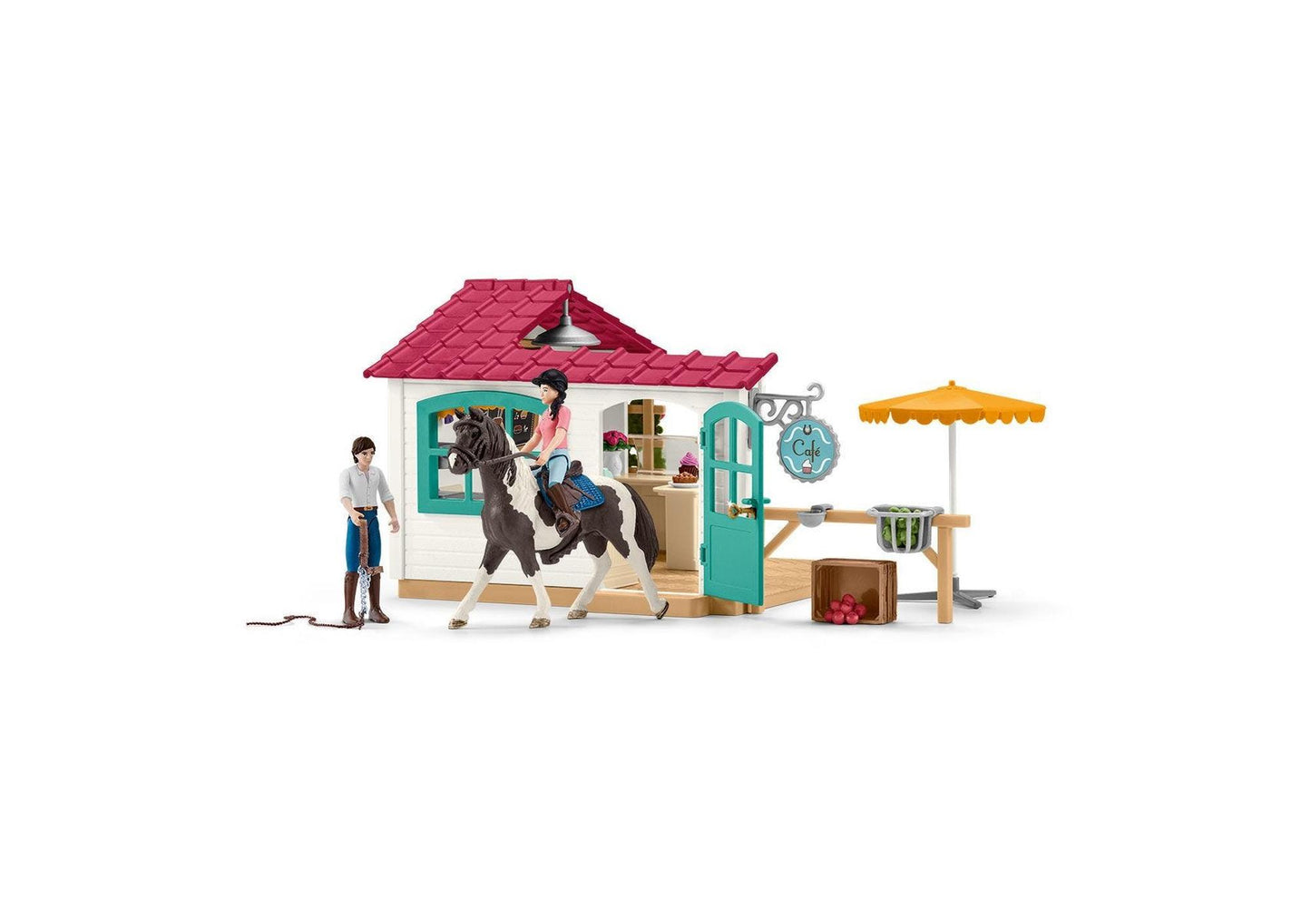 Schleich 42592 Horse Club: Reiter-Café - plegobil