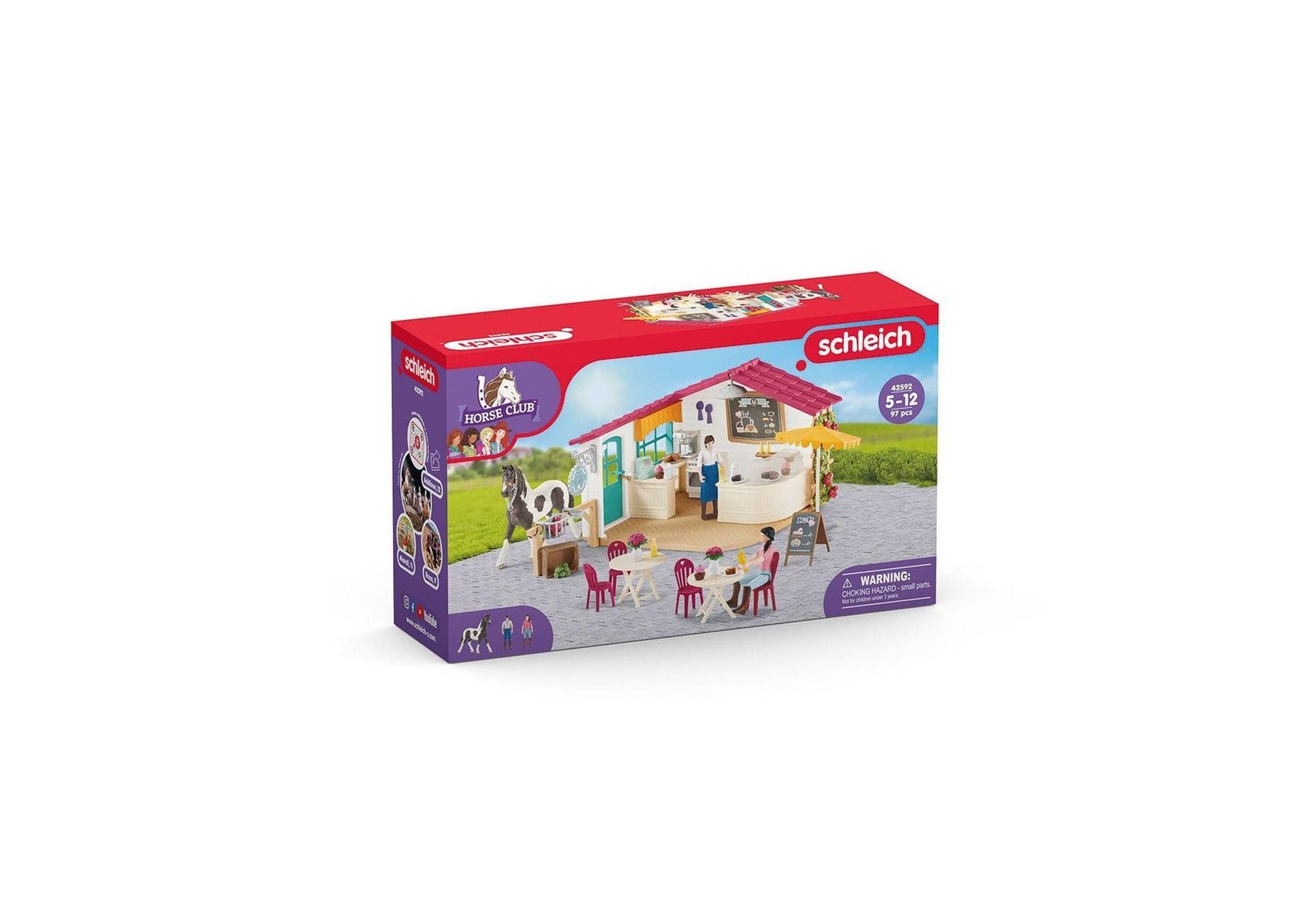 Schleich 42592 Horse Club: Reiter-Café - plegobil