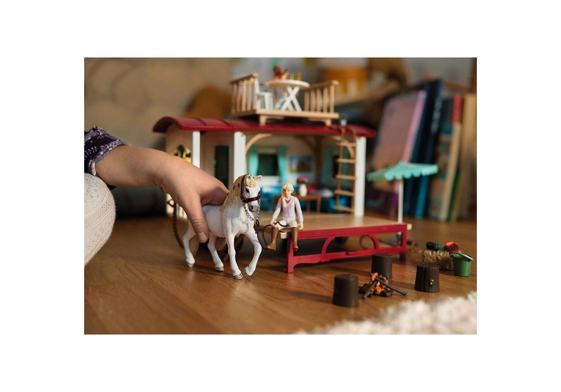 Schleich 42593 Horse Club: Wohnwagen für geheime Club-Treffen - plegobil