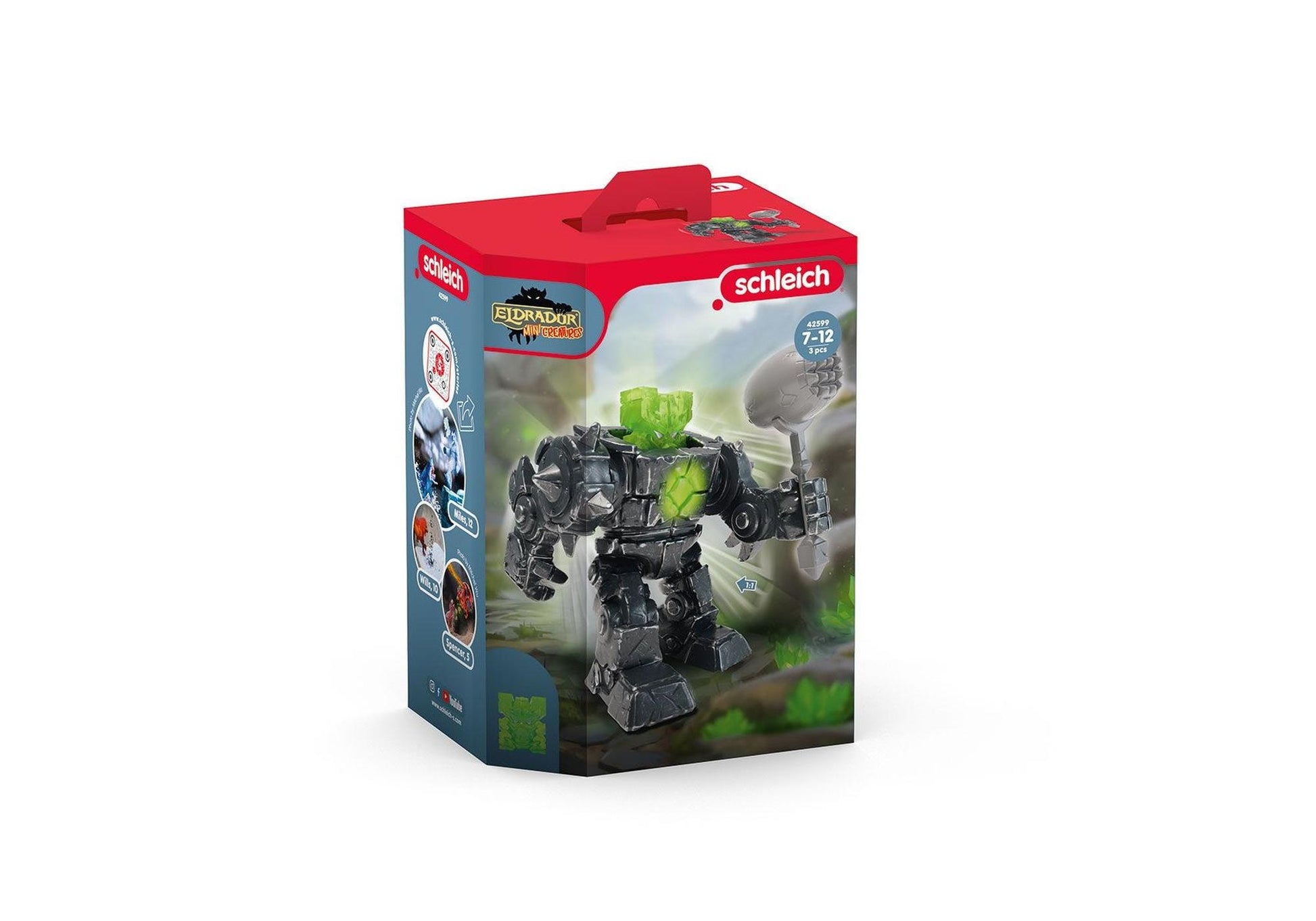 Schleich 42599 Eldrador Creatures: Mini Schatten-Stein-Roboter - plegobil