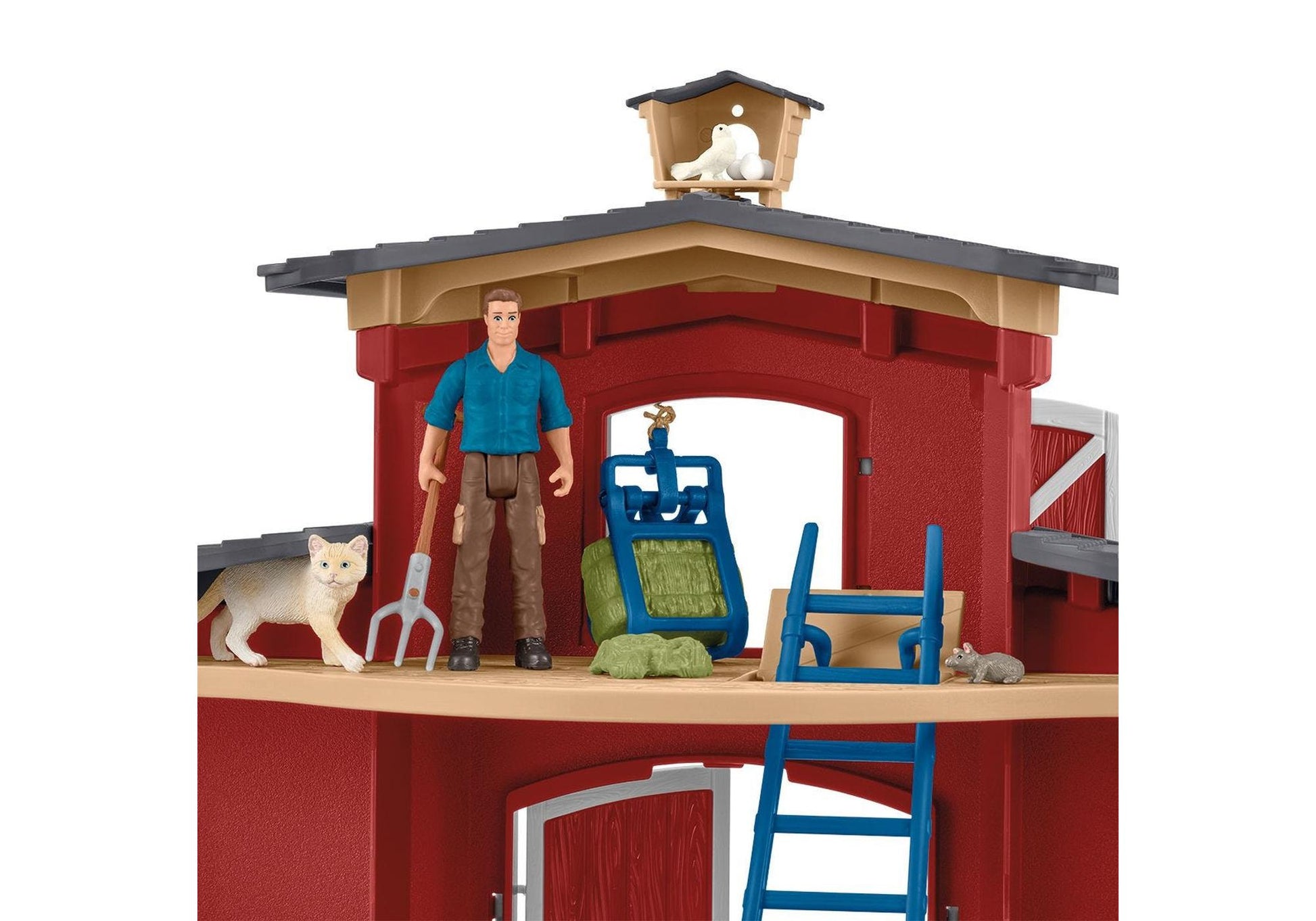 Schleich 42606 Farm World: Große Farm mit Tieren und Zubehör - plegobil