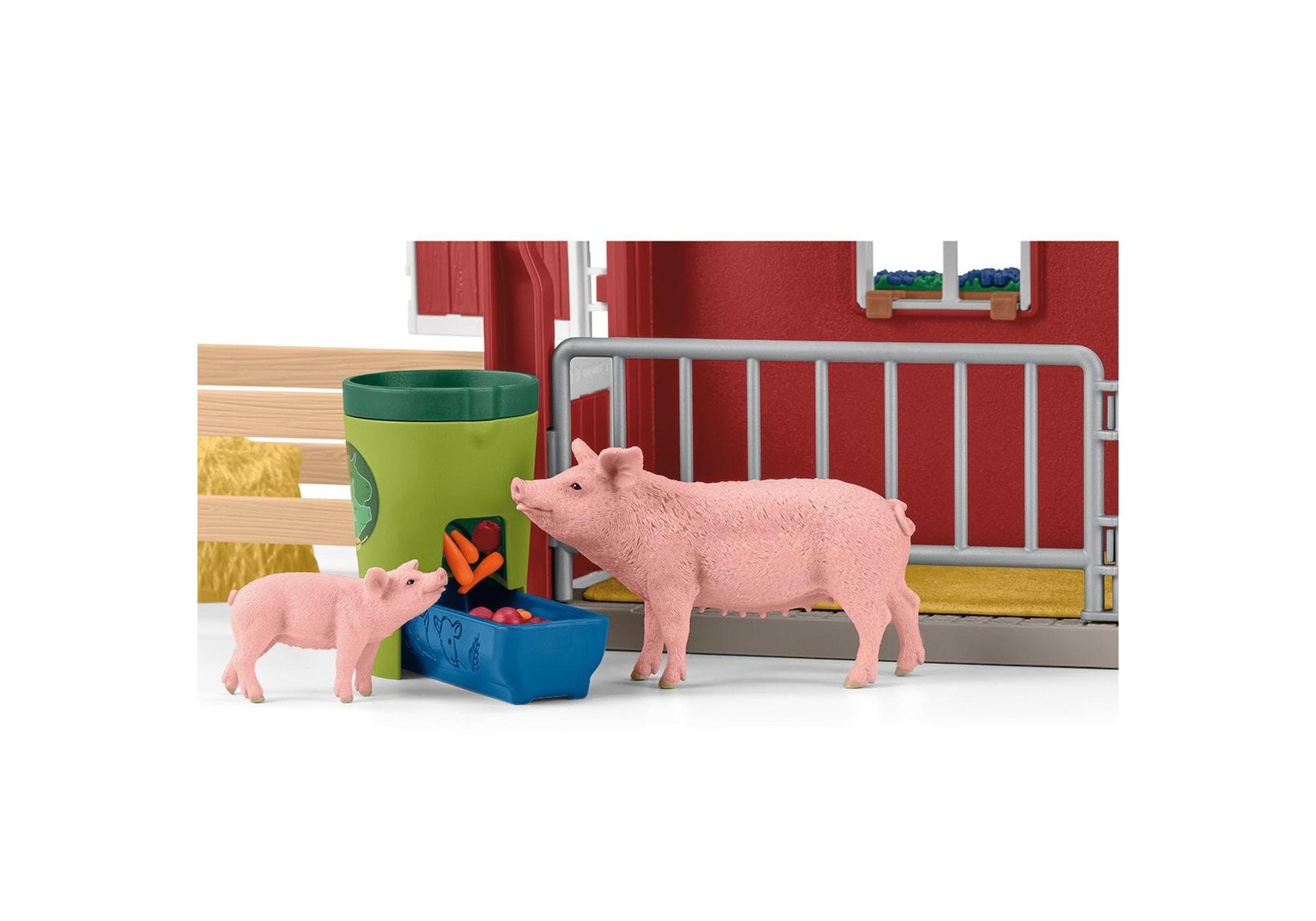Schleich 42606 Farm World: Große Farm mit Tieren und Zubehör - plegobil