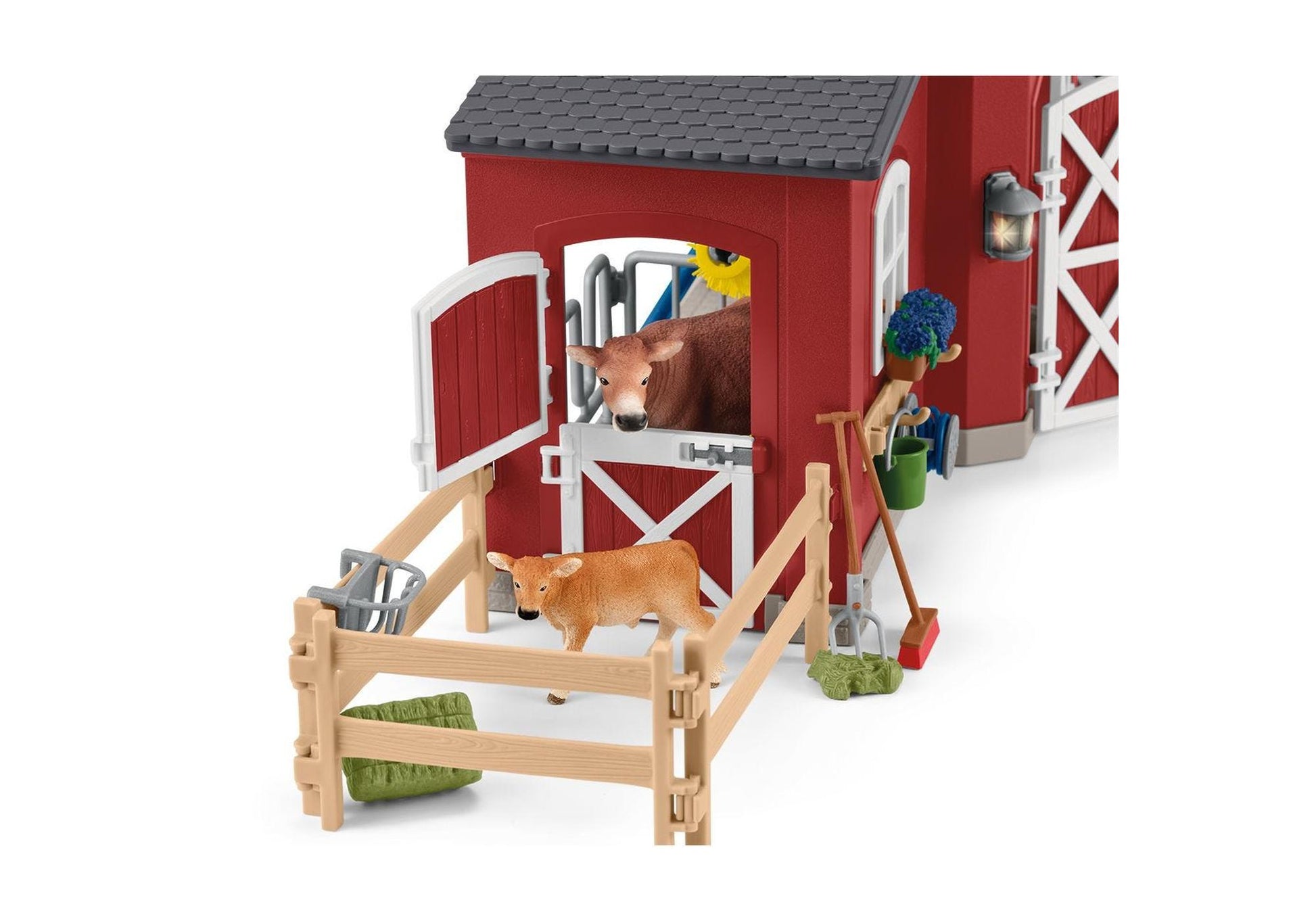 Schleich 42606 Farm World: Große Farm mit Tieren und Zubehör - plegobil