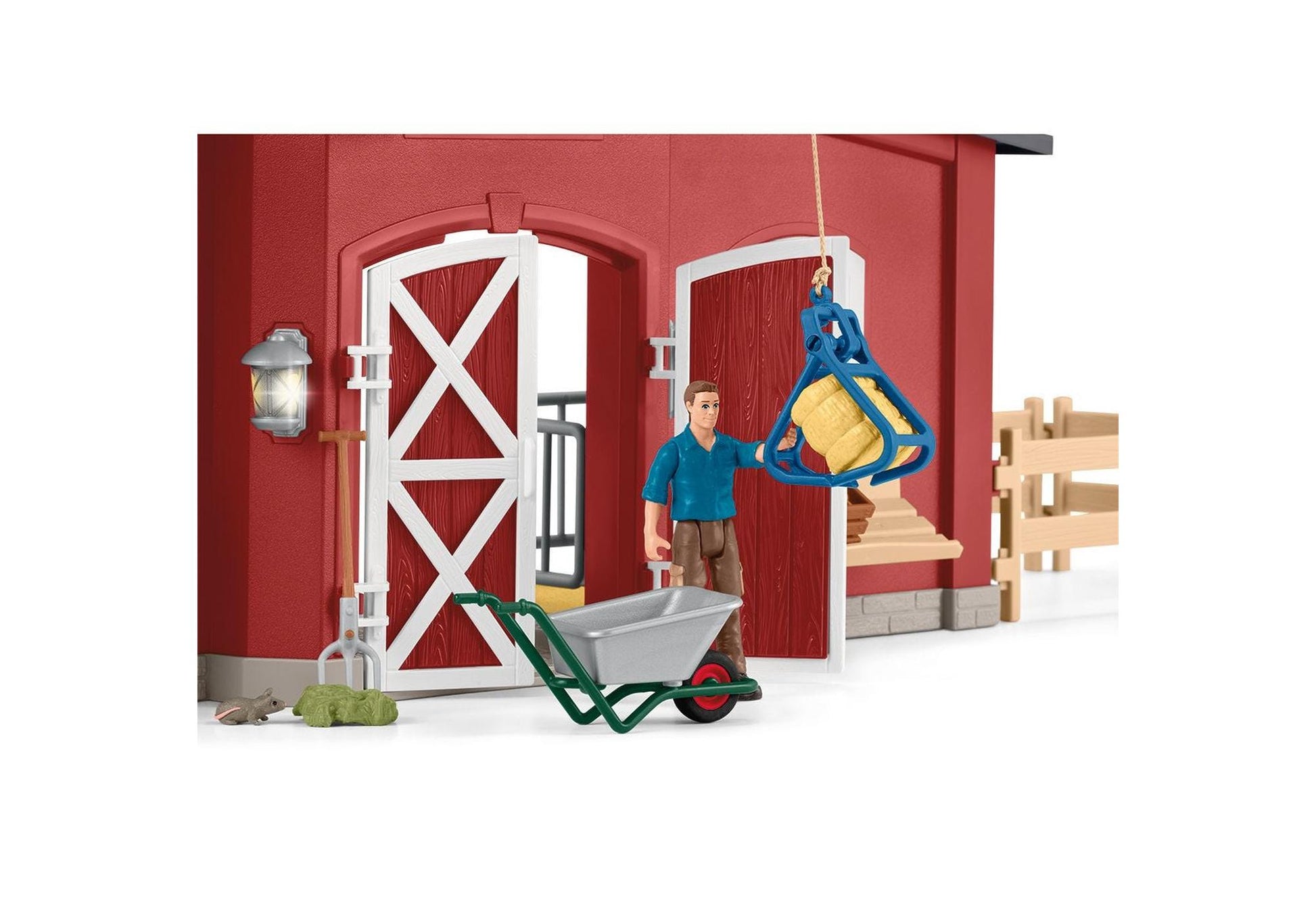 Schleich 42606 Farm World: Große Farm mit Tieren und Zubehör - plegobil