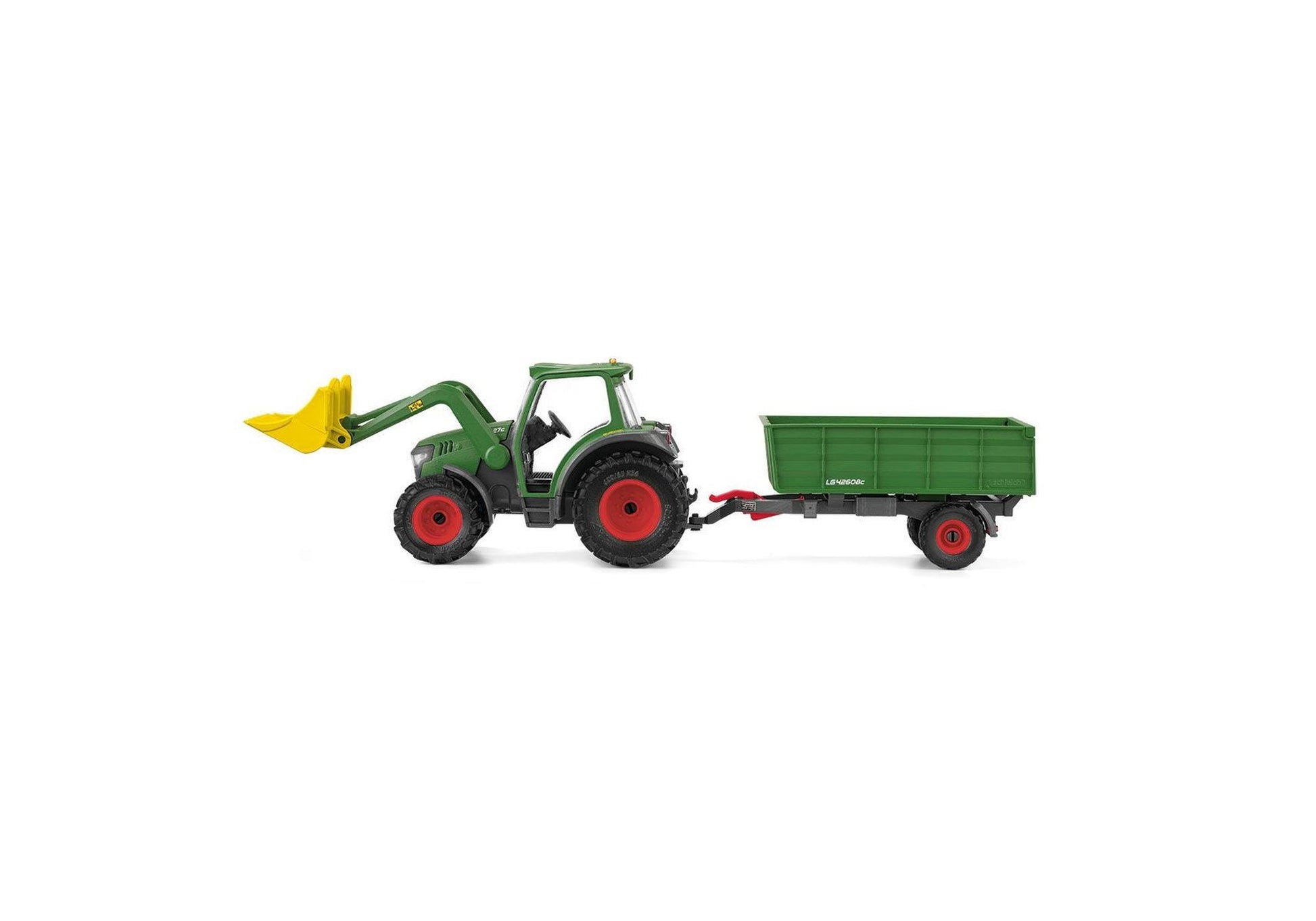 Schleich 42608 Farm World: Traktor mit Anhänger - plegobil