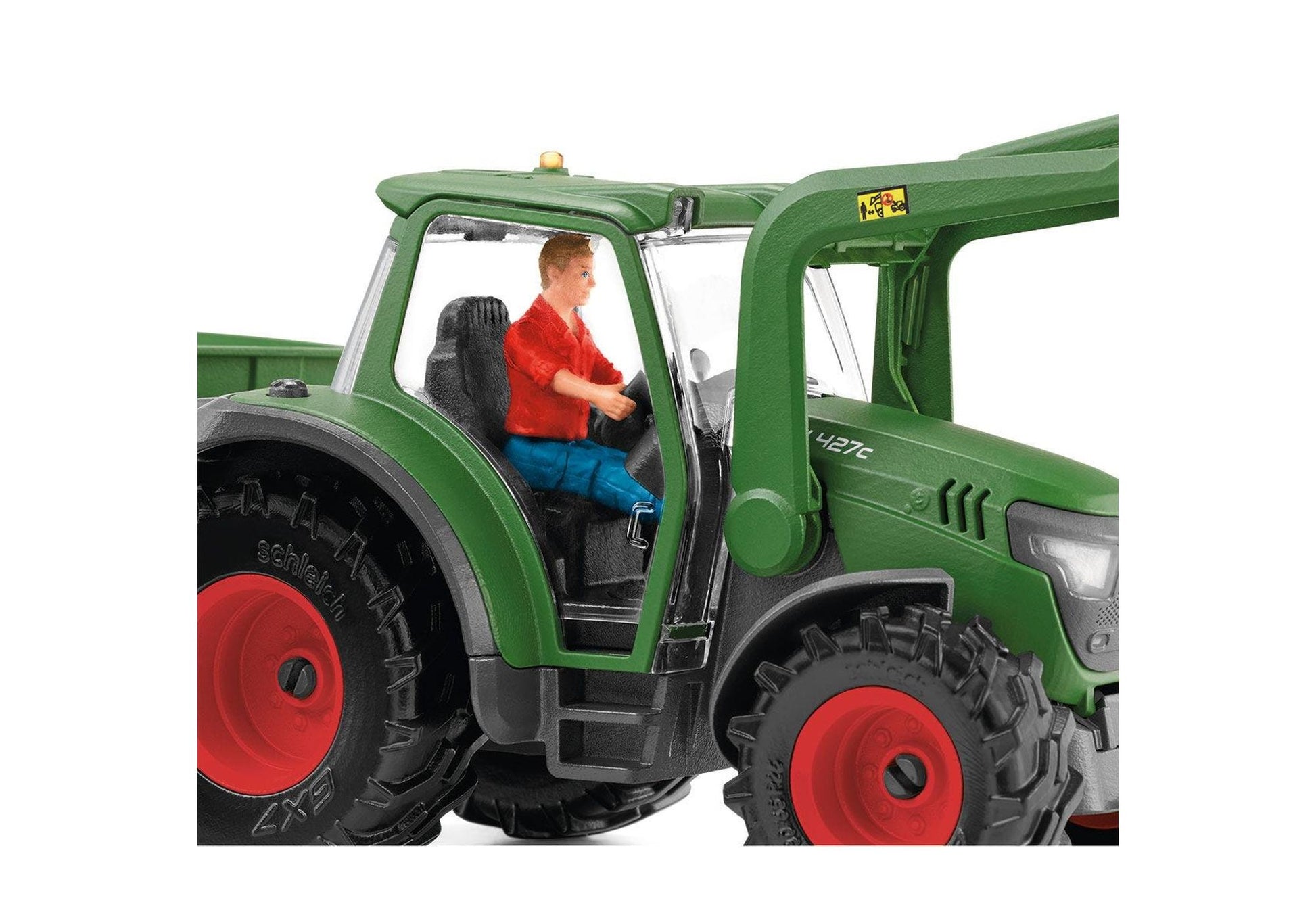 Schleich 42608 Farm World: Traktor mit Anhänger - plegobil