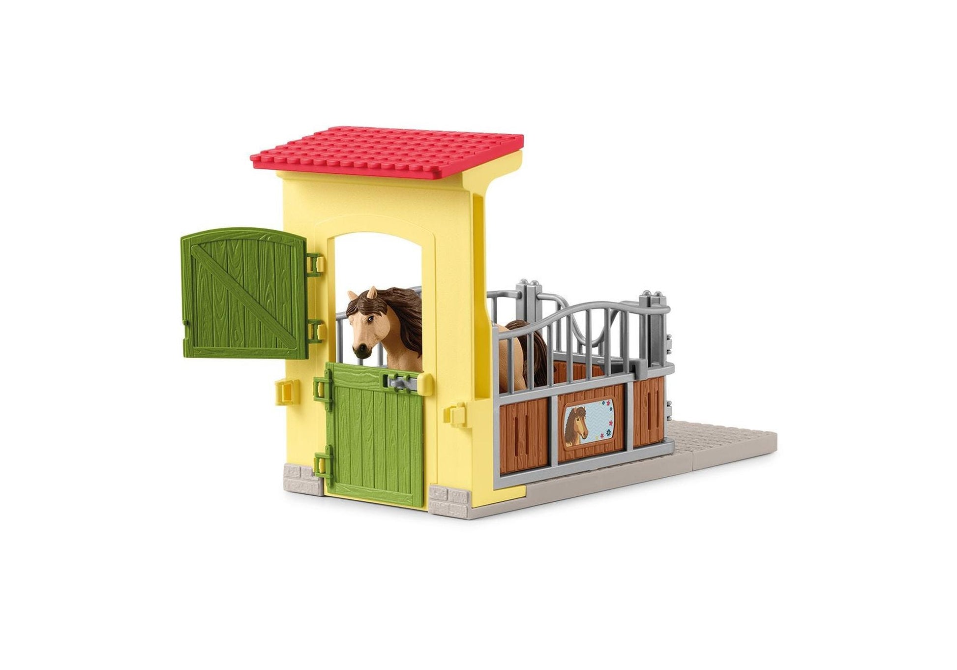 Schleich 42609 Farm World: Ponybox mit Islandpferd Hengst - plegobil