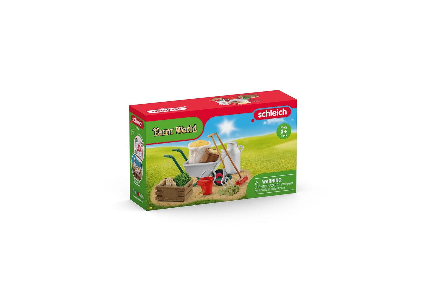 Schleich 42610 Farm World: Stallpflege Zubehör - plegobil