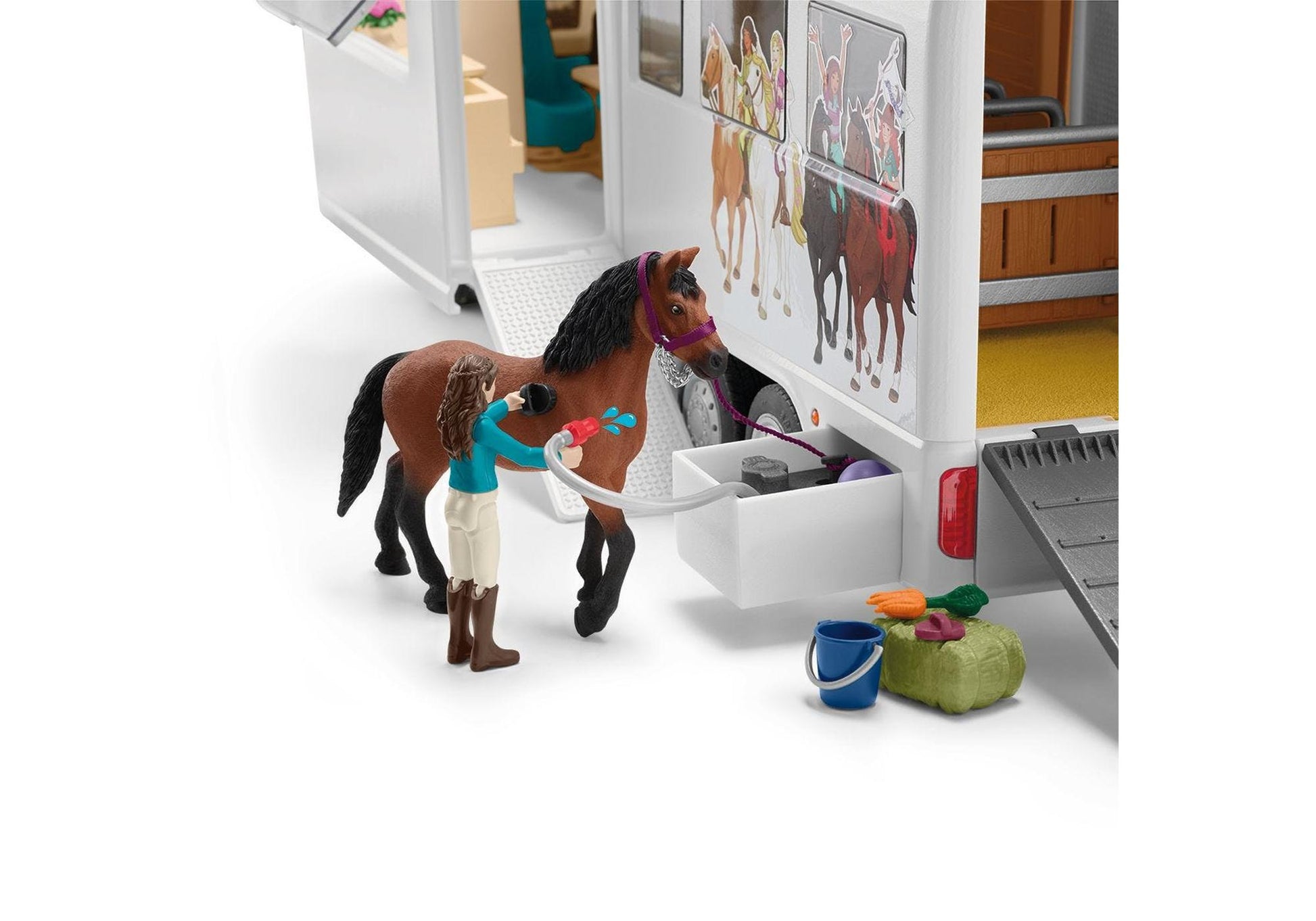 Schleich 42619 Horse Club: Pferdetransporter - plegobil