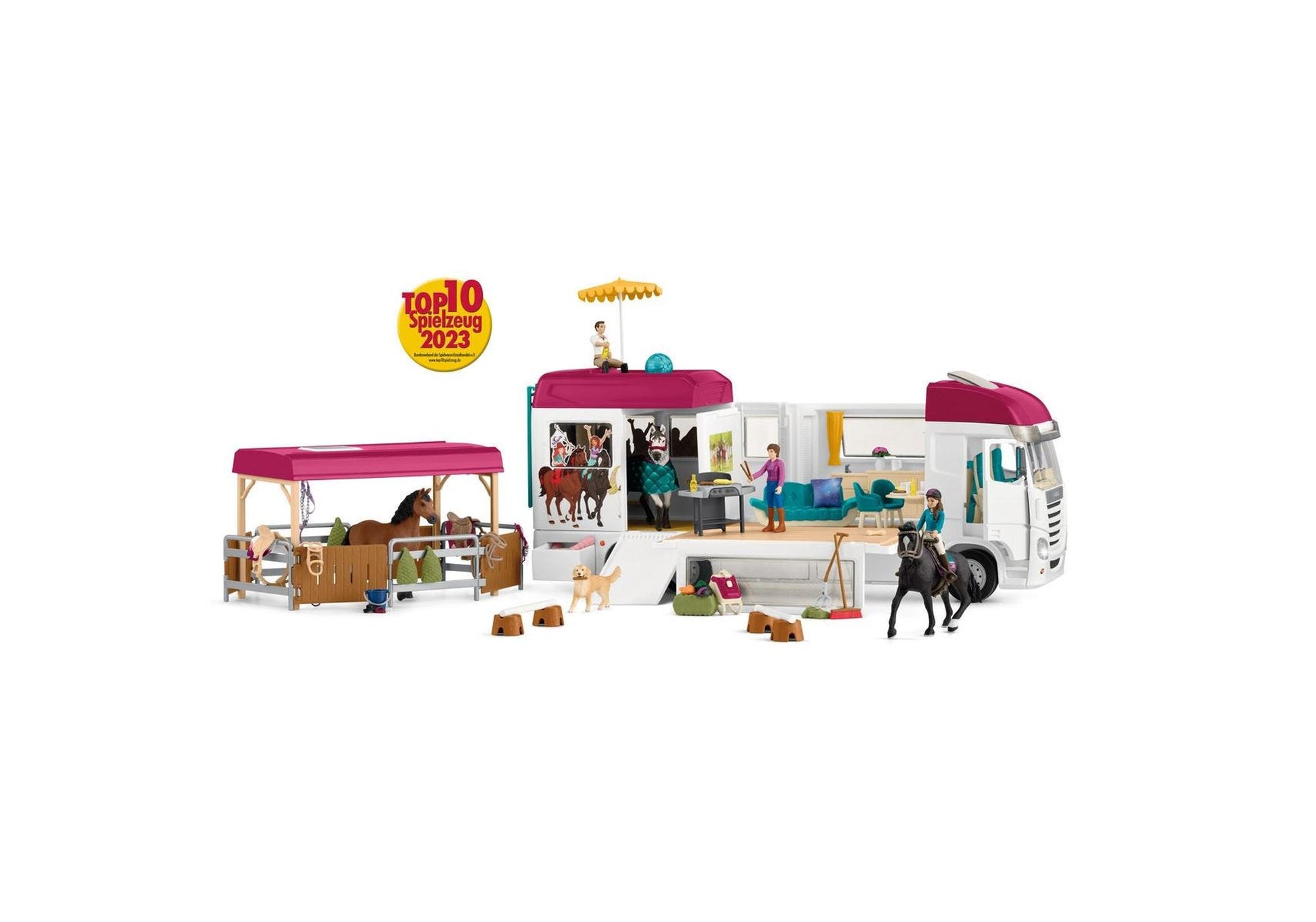 Schleich 42619 Horse Club: Pferdetransporter - plegobil