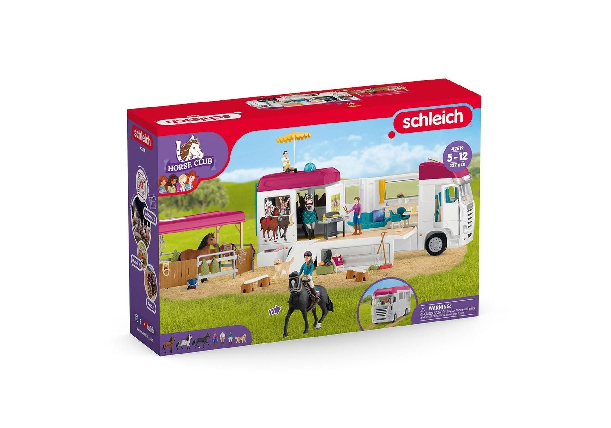Schleich 42619 Horse Club: Pferdetransporter - plegobil