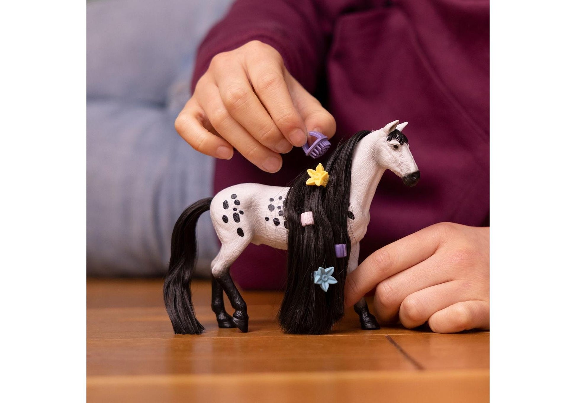 Schleich 42622 Sofias Beauties: Beauty Horse Knabstrupper Hengst - plegobil