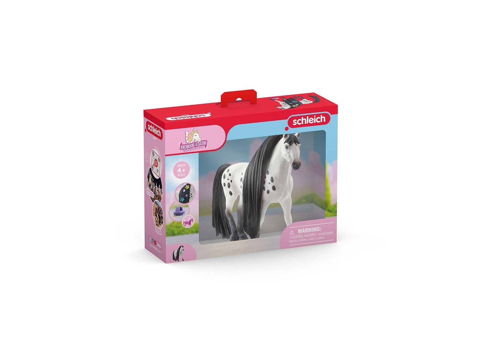 Schleich 42622 Sofias Beauties: Beauty Horse Knabstrupper Hengst - plegobil