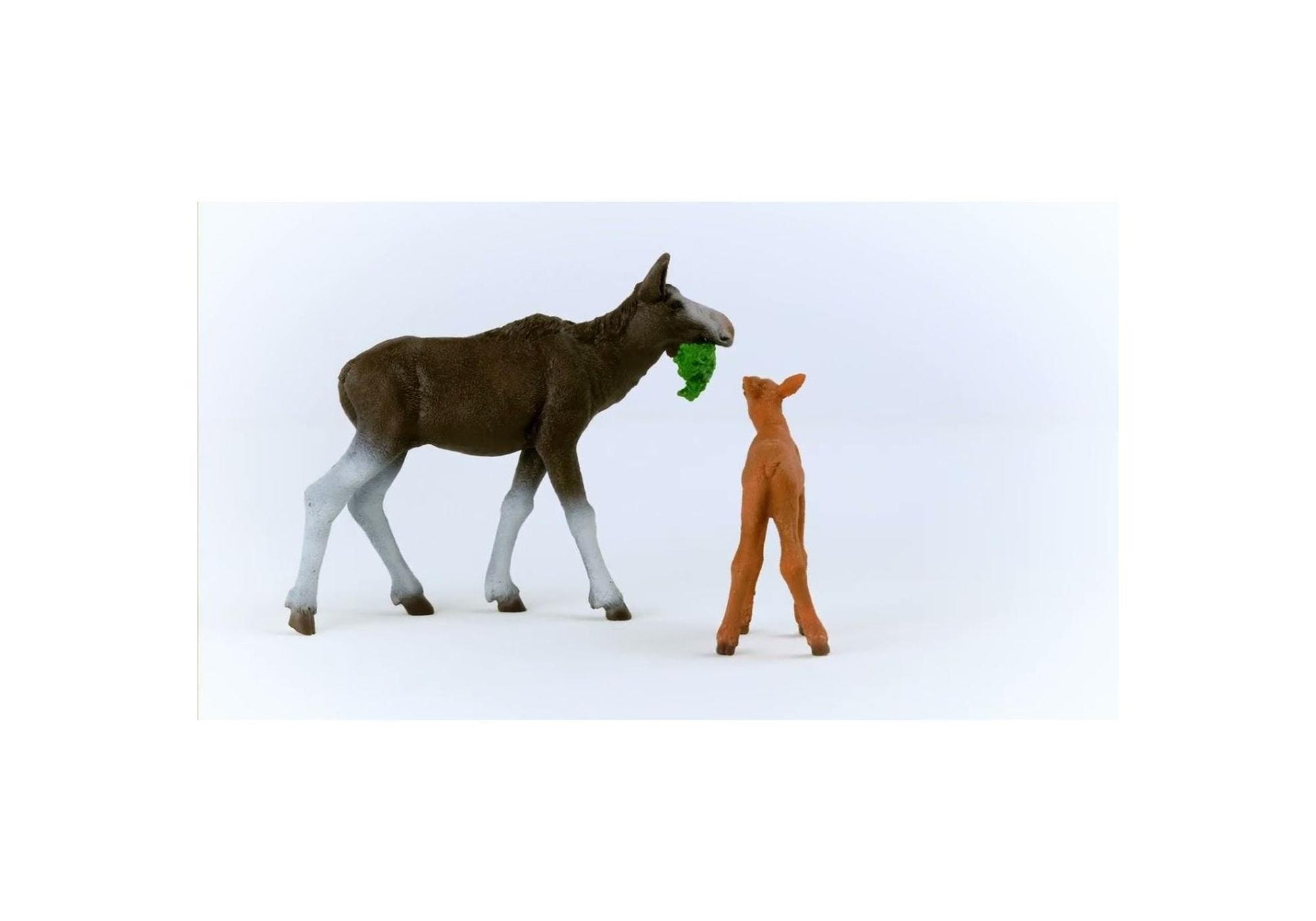 Schleich 42629 Wild Life: Elchkuh mit Kalb - plegobil