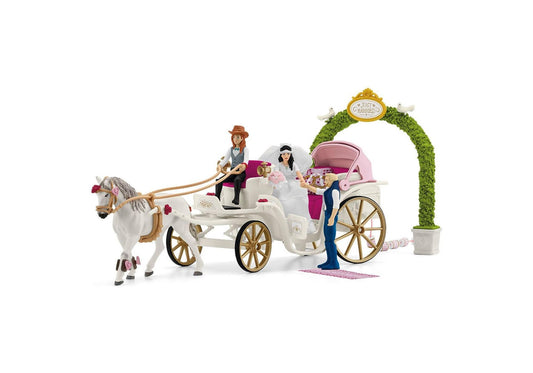 Schleich 42641 Horse Club: Hochzeitskutsche - plegobil