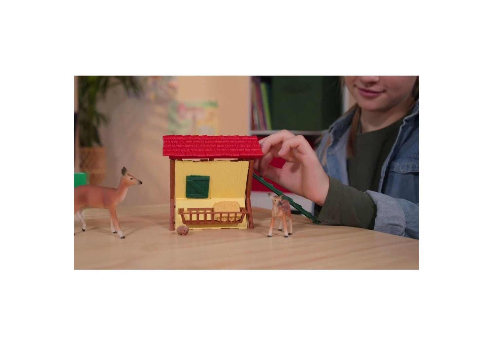 Schleich 42658 Farm World: Fütterung der Waldtiere - plegobil