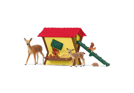 Schleich 42658 Farm World: Fütterung der Waldtiere - plegobil