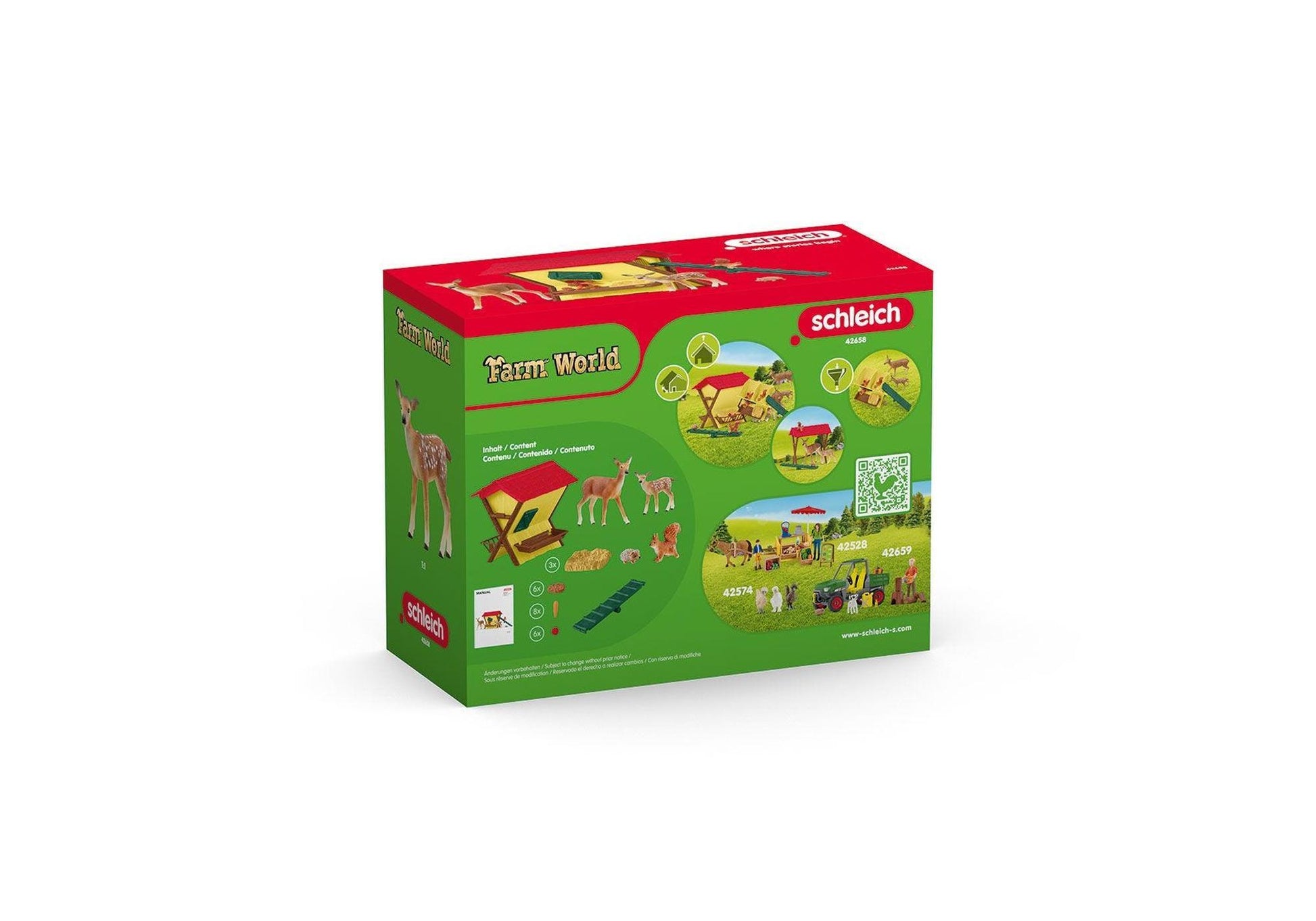 Schleich 42658 Farm World: Fütterung der Waldtiere - plegobil